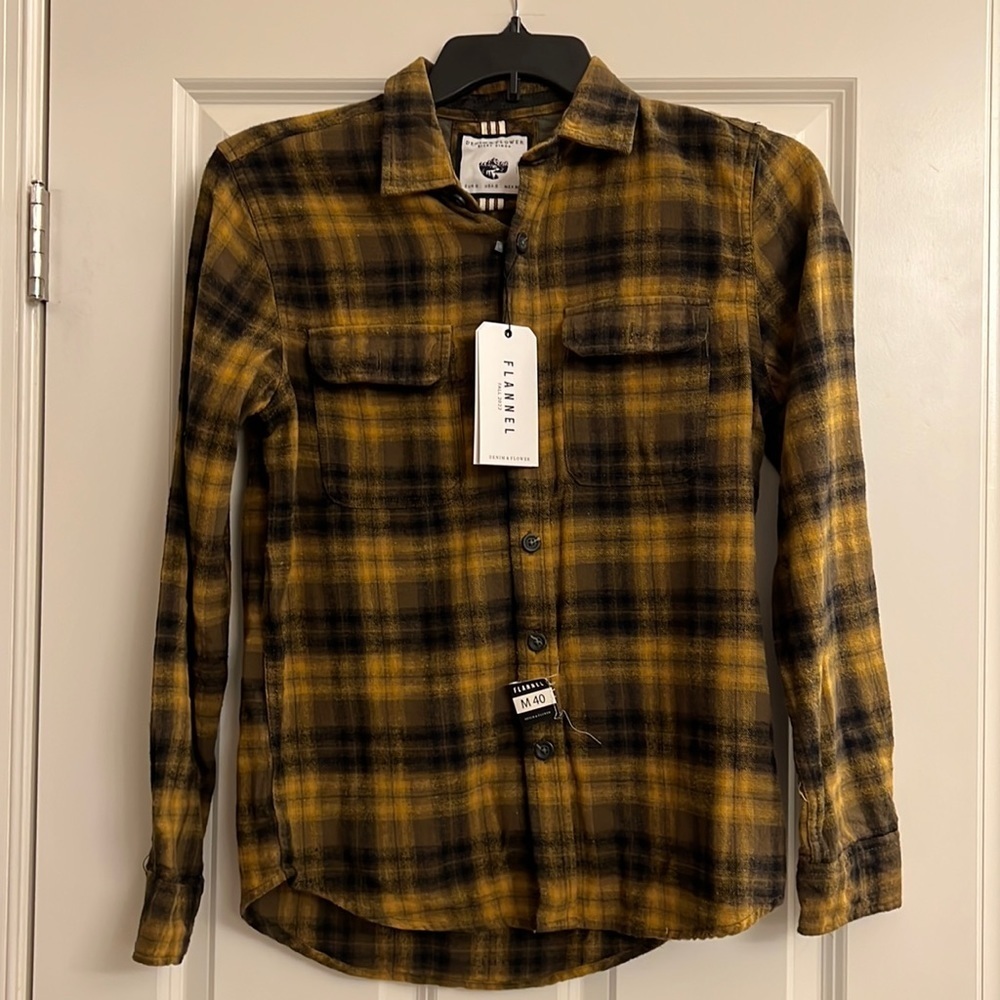 Denim & Flower men’s flannel shirt